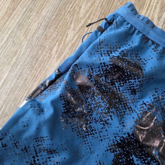 Nike Running Division Men's Shorts Camo Black Blue Lined Large L 3M FN3377-476 - Picture 6 of 13
